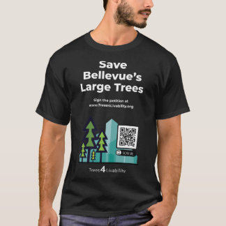 Camiseta Trees4Livability Tree Code Petición Tee Shirt