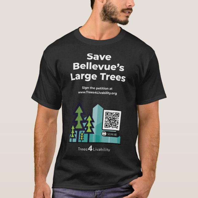 Camiseta Trees4Livability Tree Code Petición Tee Shirt (Anverso)