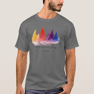 Camiseta Trees and quote retro