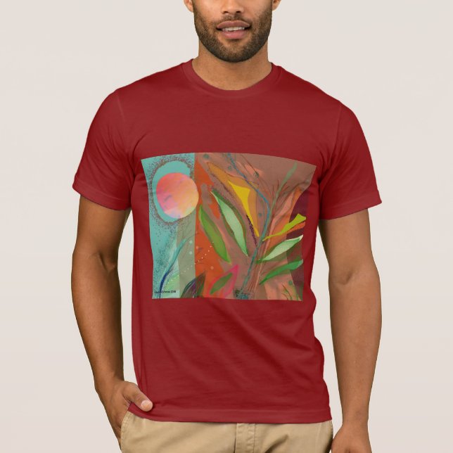 Camiseta TreeTee mágico abstracto (Anverso)