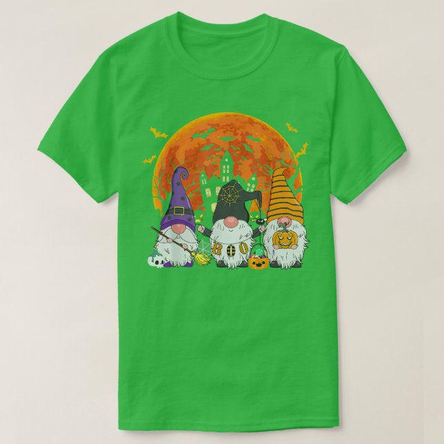 Camiseta Treinta Gnomes Calabaza de Halloween de Brujas Oto (Diseño del anverso)