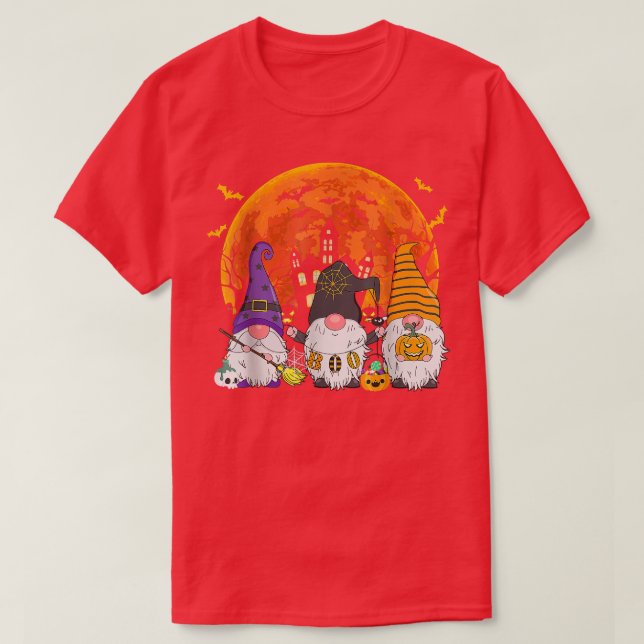 Camiseta Treinta Gnomes Calabaza de Halloween de Brujas Oto (Diseño del anverso)
