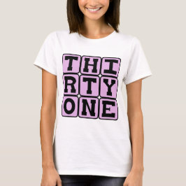 Camiseta Treinta Y Uno, Número 31