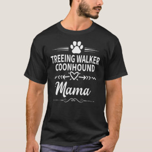 Camiseta Trek Walker Coonhound Mama Perro Dueña Perro Mamá