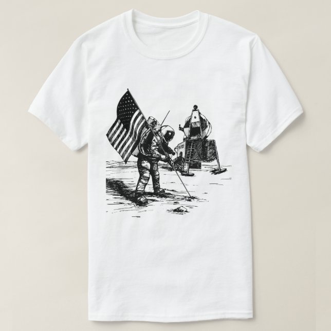 Camiseta Trekker del espacio (Diseño del anverso)