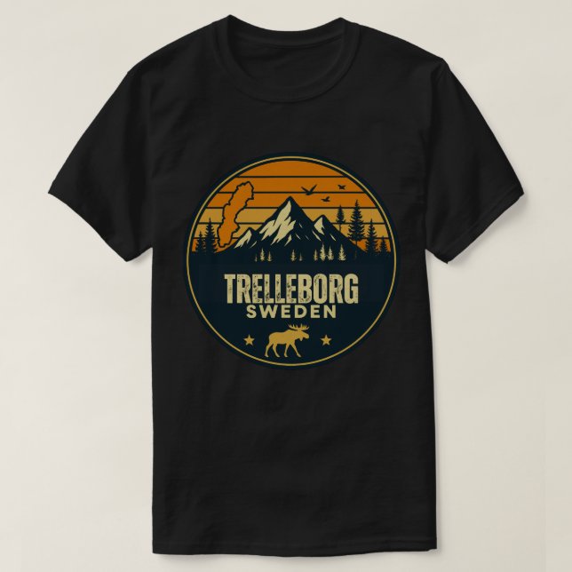 Camiseta Trelleborg, Suecia Sverige (Diseño del anverso)