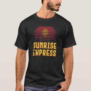 Camiseta Trem Sunrise Express Japón Tokio Okayama Izumo Ta