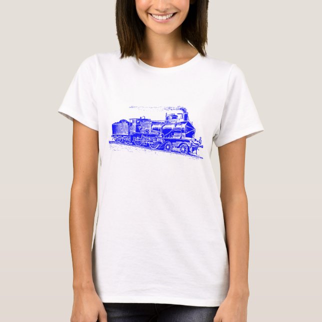 Camiseta Tren 03 - Azul (Anverso)