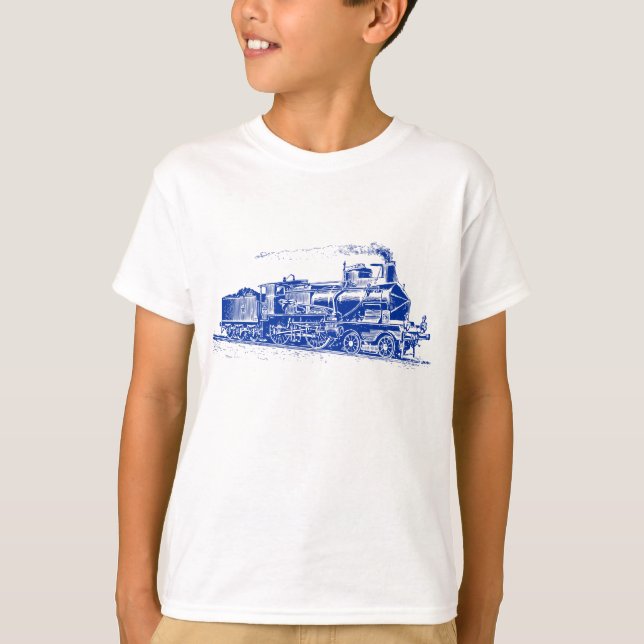 Camiseta Tren 03 - Azul marino (Anverso)