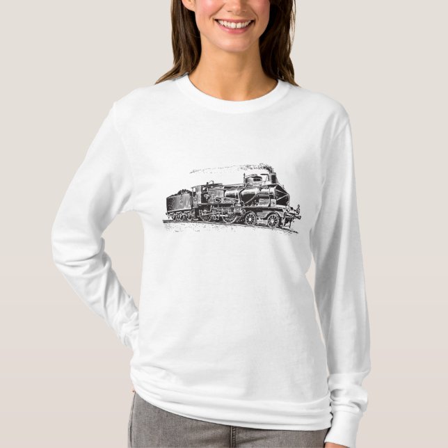 Camiseta Tren 03 - Negro (Anverso)