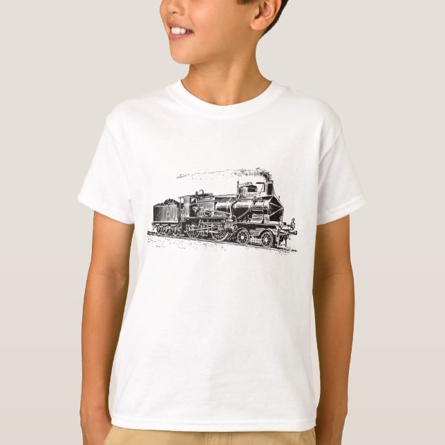 Camiseta Tren 03 - Negro (Anverso)