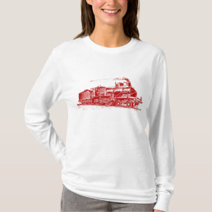 Camiseta Tren 03 - Rojo Ruby