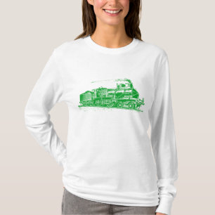 Camiseta Tren 03 - Verde de hierba