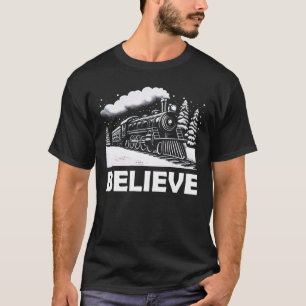 Camiseta Tren a Navidades de Santa Hat en peligro