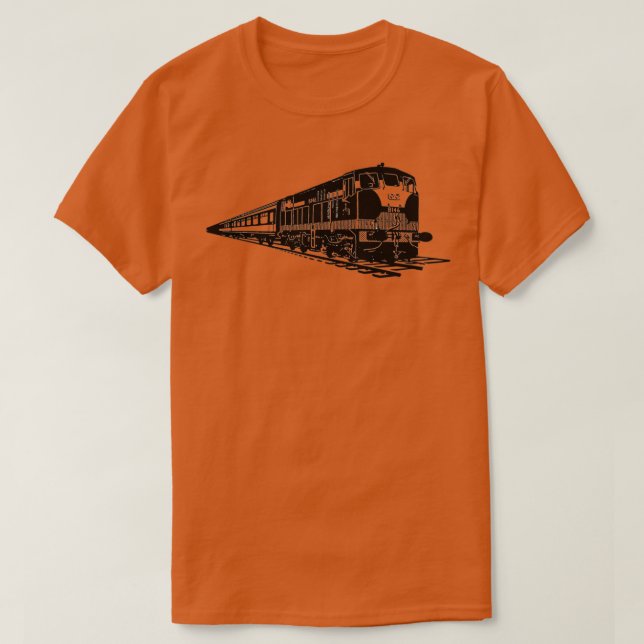 Camiseta Tren CIE de los años 70 (Diseño del anverso)