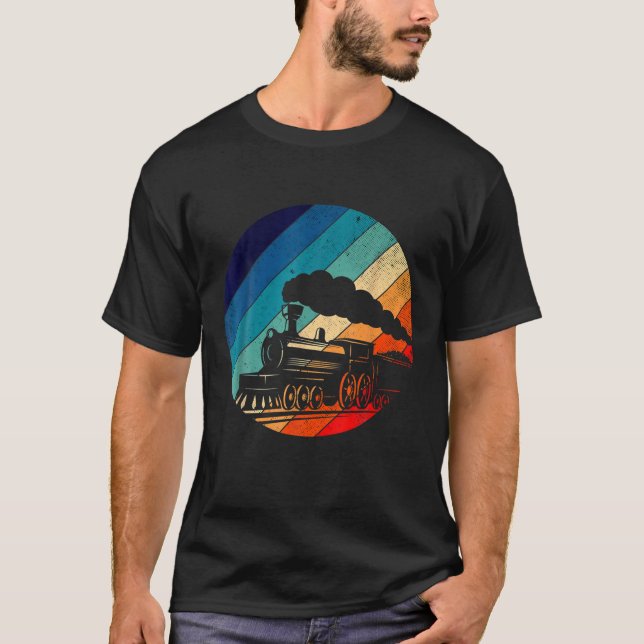 Camiseta Tren clásico del ferrocarril (Anverso)