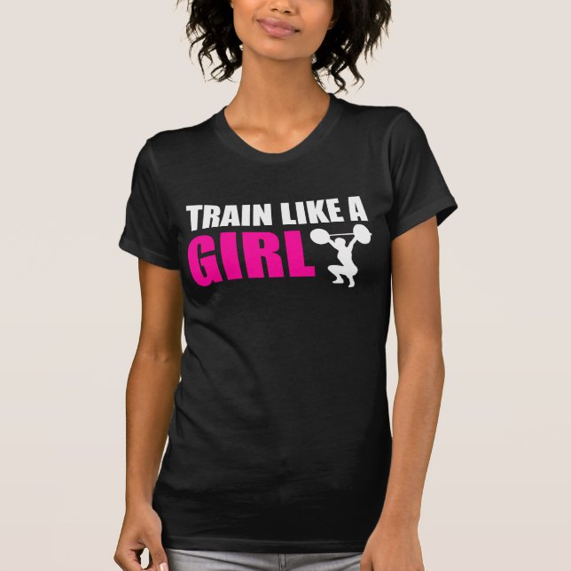 Camiseta Tren como un chica (Anverso)