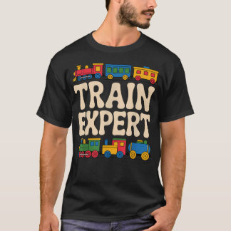 Camiseta Tren de Arte Ferroviario Máquina de Vapor