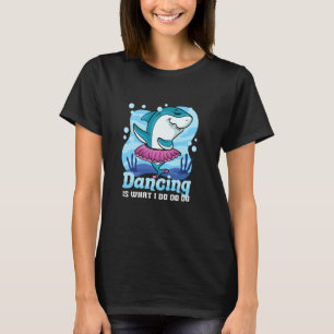 Camiseta Tren de bailarina de ballet Shark Cute Ballerina C