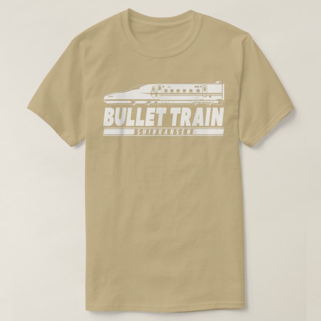 Camiseta Tren de bala Shinkansen Souvenir Tren de alta velo (Diseño del anverso)