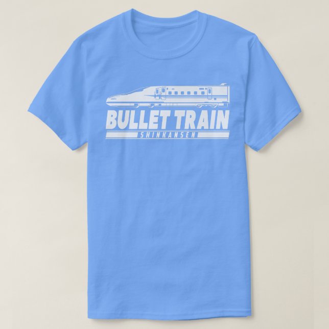 Camiseta Tren de bala Shinkansen Souvenir Tren de alta velo (Diseño del anverso)