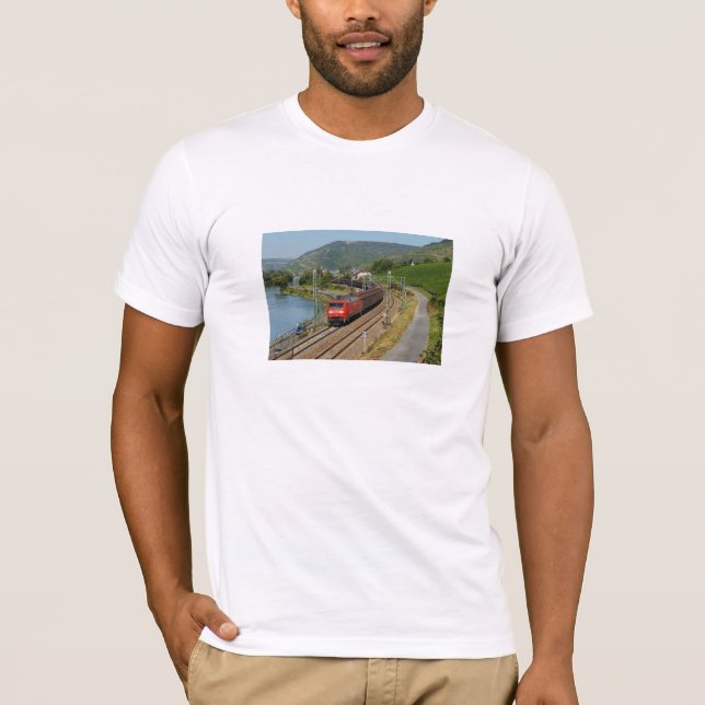 Camiseta Tren de carga en Lorch a la rin (Anverso)