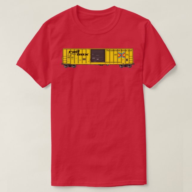 Camiseta Tren de carga ferroviario (Diseño del anverso)