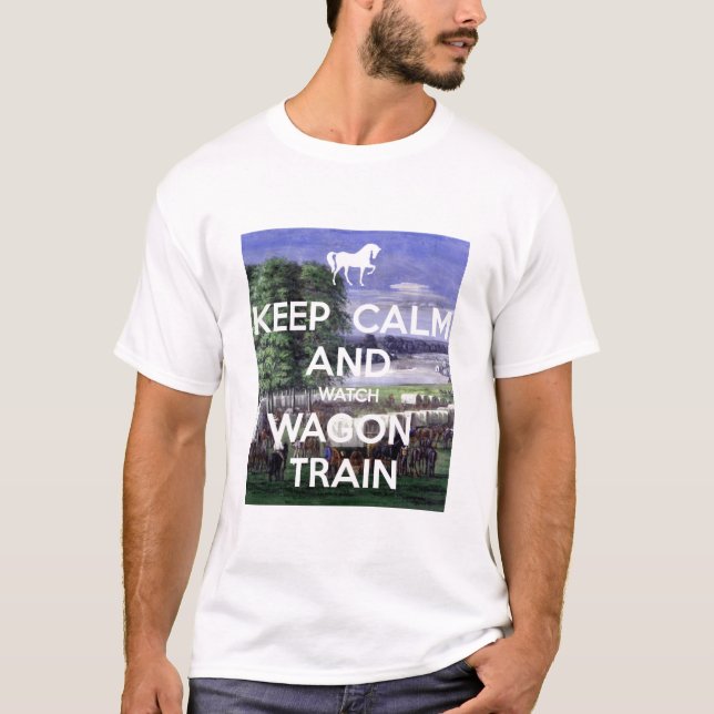 Camiseta Tren de carromatos del reloj (Anverso)