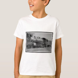 Camiseta Tren de ferrocarril del motor de vapor del vintage