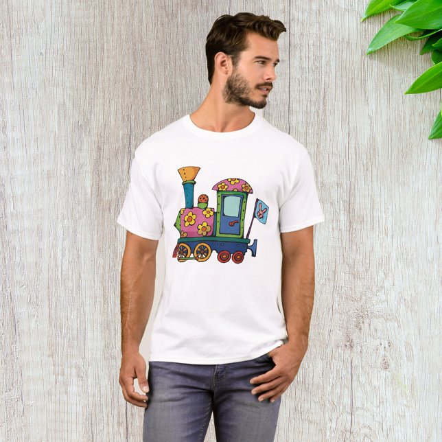 Camiseta Tren de flores de juguete (Subido por el creador)