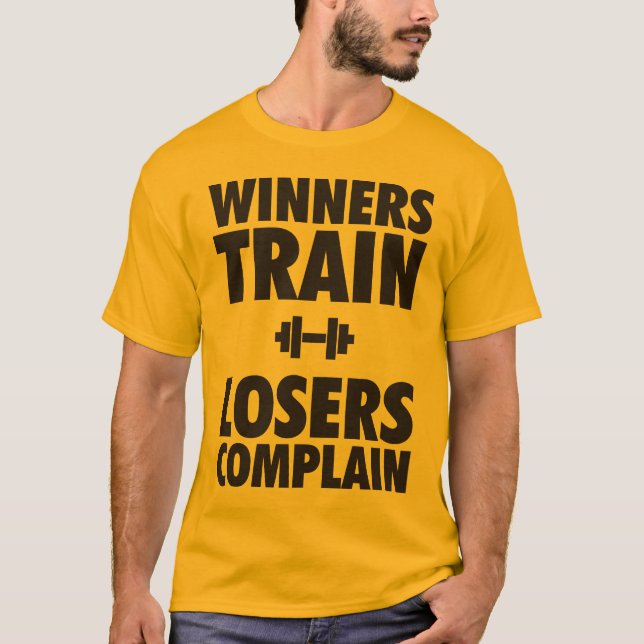 Camiseta Tren de ganadores, se quejan los perdedores (Anverso)