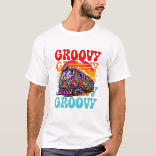 Camiseta tren de groovía vintage