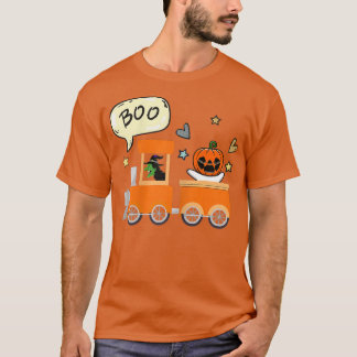 Camiseta Tren de Halloween para mujeres Graciosa Hala de Ca