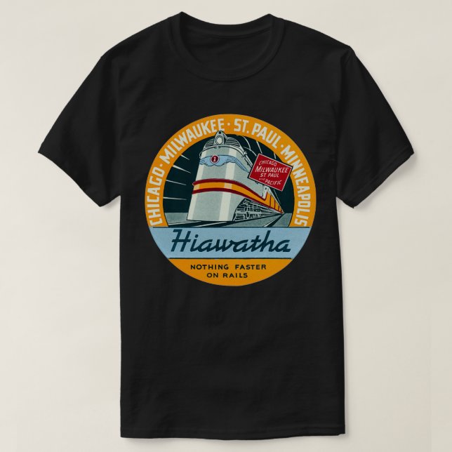 Camiseta Tren de Hiawatha de 1935 (Diseño del anverso)