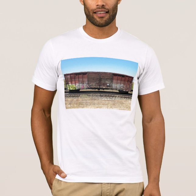 Camiseta Tren de la carga del moho (con las puertas) con la (Anverso)