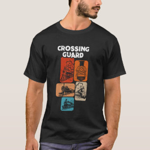 Camiseta Tren de la Guardia de Cruce Ferroviaria Locomotora