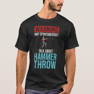 Camiseta Tren De Lanzamiento De Hammer Y Ball De Campo