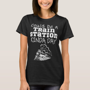 Camiseta Tren de locomotora de motor de vapor de vintage