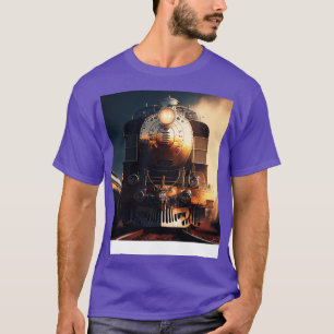 Camiseta Tren de locomotora Ferrocarril Ferrocarril AI Artw