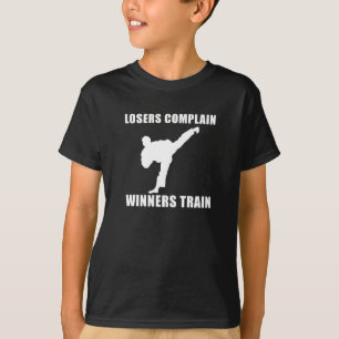 Camiseta Tren de los ganadores de los artes marciales