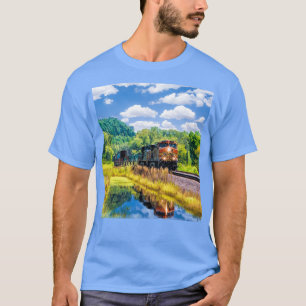 Camiseta Tren de mercancías panorámico