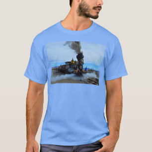Camiseta Tren de motor de vapor