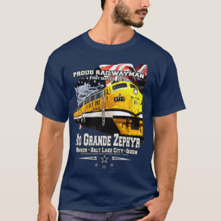 Camiseta Tren de Río Grande Zephyr Denver Ogden