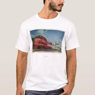 Camiseta Tren de RocketStreamlined de la isla de la roca