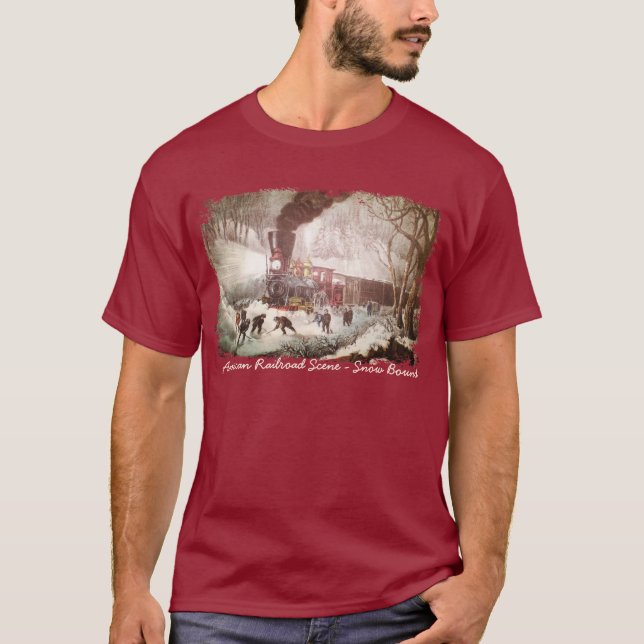 Camiseta Tren de Snowbound (Anverso)