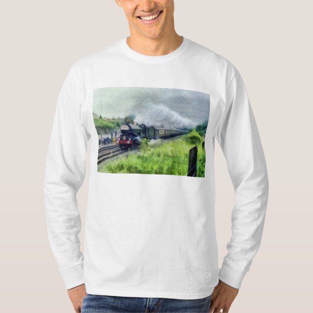 Camiseta Tren de vapor del Rey George (Anverso)