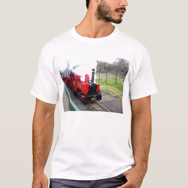 Camiseta Tren de vapor del valle de Lappa (Anverso)