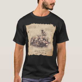 Camiseta Tren de vapor vintage / Locomotora Art. Regalo de 