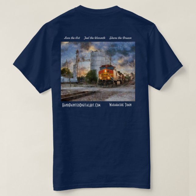 Camiseta Tren de Waxahachie (Reverso del diseño)