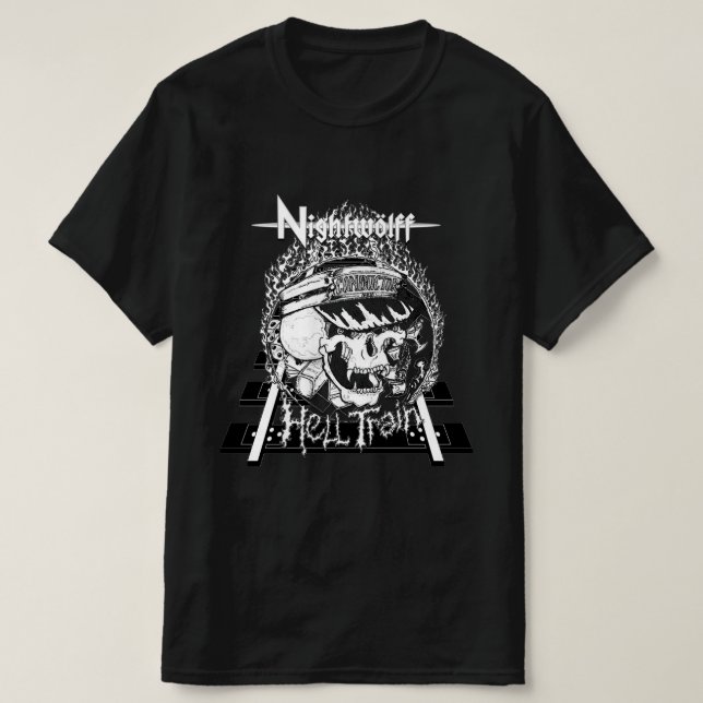Camiseta Tren del infierno de Nightwölff (Diseño del anverso)